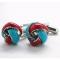 Aqua and Red Enamel Knot.JPG